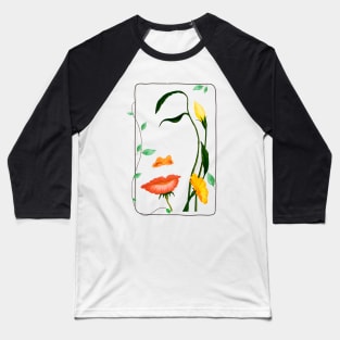 Woman's face Baseball T-Shirt